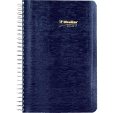 Blueline&reg; Essential Daily Planner 8"x5" English Blue