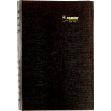 Blueline&reg; CoilPro&trade; Daily Diary 8"x5" Black Bilingual