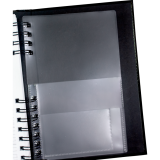 Blueline&reg; CoilPro&trade; Daily Diary 8"x5" Black Bilingual