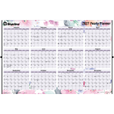 Blueline&reg; Yearly Wall Calendar 24" x 36" English
