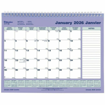 Blueline&reg; Wall Calendar 11"x 8-1/2" Bilingual