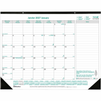 Blueline&reg; Ecologix&trade; Monthly Desk Pad 22"x17" Bilingual