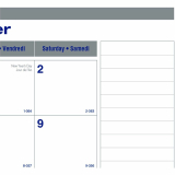 Blueline&reg; Net Zero Carbon&trade; Monthly Desk Pad 22" x 17" Bilingual