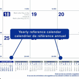Blueline&reg; Net Zero Carbon&trade; Monthly Desk Pad 22" x 17" Bilingual