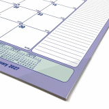 Blueline&reg; Monthly Desk/Wall Calendar 17-3/4"x10-7/8" English