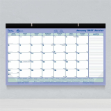 Blueline&reg; Monthly Desk/Wall Calendar 17-3/4"x10-7/8" Bilingual