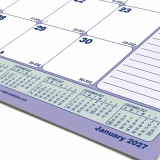 Brownline&reg; Monthly Desk/Wall Calendar 11"x8-1/2" English
