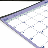 Blueline&reg; Monthly Desk/Wall Calendar 21-1/4"x16" English