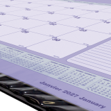 Blueline&reg; Monthly Desk/Wall Calendar 24-1/4"x19-1/8" Bilingual