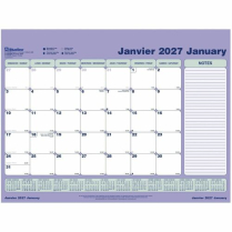 Blueline&reg; Monthly Desk/Wall Calendar Pad Refill 23-1/2"x18-1/4" Bilingual