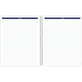 Blueline&reg; DuraGlobe&trade; Monthly Planner 8-7/8"x7-1/8" Bilingual Black