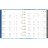 Blueline&reg; Weekly/Monthly Planner Hard Cover 9-1/4" x 7-1/4" Bilingual Celestial