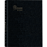 Blueline&reg; Timanager&reg; CoilPro&trade; Weekly Business Diary 11"x8-1/2" English Black