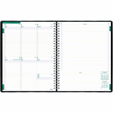 Blueline&reg; Timanager&reg; Weekly Planner 11"x8-1/2" English Black