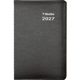 Blueline&reg; Net Zero Carbon&trade; Daily Planner 8" x 5" Bilingual Black