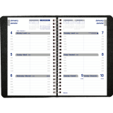 Blueline&reg; Net Zero Carbon&trade; Weekly Planner 8"x5" Bilingual Black