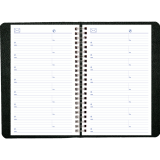 Blueline&reg; Net Zero Carbon&trade; Weekly Planner 8"x5" Bilingual Black