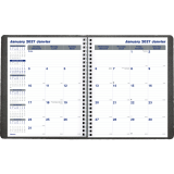Blueline&reg; Net Zero Carbon&trade; Monthly Planners 9-1/4"x7-1/4" Bilingual Black