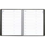 Blueline&reg; Net Zero Carbon&trade; Monthly Planners 9-1/4"x7-1/4" Bilingual Black