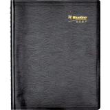 Blueline&reg; Essential Daily Planner 11"x8-1/2" Bilingual Black