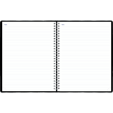 Blueline&reg; Timanager&reg; Planifi-Action&reg; Weekly/Monthly Planner Vinyl Cover 8-1/2" x 6-3/4" Bilingual Black