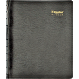 Blueline&reg; MiracleBind&trade; Weekly Planner Soft Cover 11x9-1/16" Bilingual Black