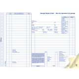 Blueline&reg; Garage Repair Orders 3-part 50 sets 8-1/2"x11" Bilingual