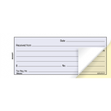 Blueline&reg; Receipt Book 50 sets English