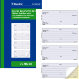 Blueline&reg; Receipt Book 2-Part 140 sets Bilingual