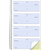 Blueline&reg; Receipt Book 2-Part 200 sets English