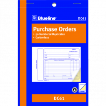 Blueline&reg; Purchase Orders 2-part 5-3/8x8" English