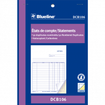 Blueline&reg; Statement Book 2-part 5-3/8x8" Bilingual