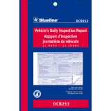 Blueline&reg; Vehicle Daily Inspection Book 2 Part 31 sets 5-3/8"x8"