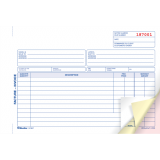 Blueline&reg; Invoice Book 3-part 5-3/8x8" Bilingual
