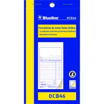Blueline&reg; Carbonless Sales Book 2-part 3-1/2x6-1/2" Bilingual
