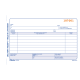 Blueline&reg; Delivery Receipts 2-part 4-1/4x7" Bilingual