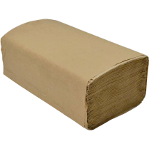 Dura Plus&reg; Diamond Hand Towels Single Fold Kraft 250 sheets/pkg 16 pkg/ctn