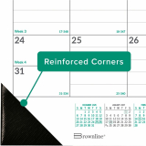 Brownline&reg; Ecologix&trade; Monthly Desk Pad 22"x17" English