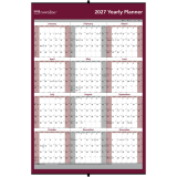 Brownline&reg; Laminated Wall Calendar 32"x48" English