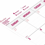 Brownline&reg; Monthly Desk/Wall Calendar Pad Refill 23-1/2x18-1/4" English