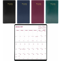Brownline 2-Year Monthly Pocket Planner 6-1/2"x3-1/2" Assorted Colours English