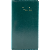 Brownline 2-Year Monthly Pocket Planner 6-1/2"x3-1/2" Assorted Colours English