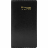 Brownline 2-Year Monthly Pocket Planner 6-1/2"x3-1/2" Assorted Colours English