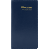 Brownline 2-Year Monthly Pocket Planner 6-1/2"x3-1/2" Assorted Colours English