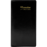 Brownline 2-Year Monthly Pocket Planner 6-1/2"x3-1/2" Assorted Colours English