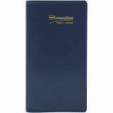 Brownline 2-Year Monthly Pocket Planner 6-1/2"x3-1/2" Assorted Colours English