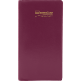 Brownline 2-Year Monthly Pocket Planner 6-1/2"x3-1/2" Assorted Colours English