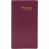 Brownline 2-Year Monthly Pocket Planner 6-1/2"x3-1/2" Assorted Colours English