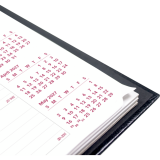 Brownline&reg; CoilPro&trade; Monthly Planner Hard Cover 14-Month 11" x 8-1/2" English Black