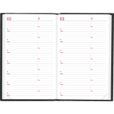 Brownline&reg; Traditional Diary Daily Pocket 4-3/4"x3" English Assorted Colours